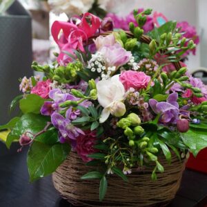 Seasonal Flower Basket