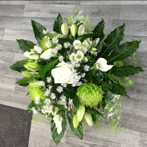 White & Green Florist Choice