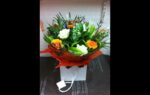 Orange and White Florist Choice