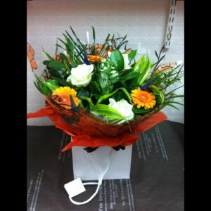 Orange and White Florist Choice