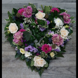 Floral Open Heart